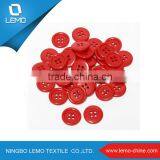 Fashion 12mm 4 Hole Polyester Resin Button for Garment thumbnail-1