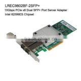 10Gbps Dual Port SFP+ 10GbE Intel 82599 Chipset Network Card