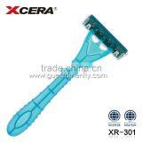 5 Star Hotel Disposable Shaving Kit White Plastic Airline Shaving Razor thumbnail-5