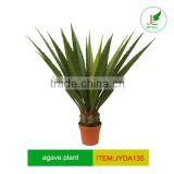 Artificial agave plants with PU material for indoor decoration