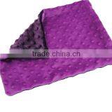 Super Soft Touch World Class Breathable Luxurious Soft Minky Dot Purple Pillow Case thumbnail-2