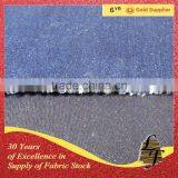 Cotton Spendex Poly Denim Stain Finished Denim Fabric Stocklot PE1-D16042005