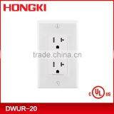 Dual USB Charger 4.0A 5VDC With 20A Duplex Tamper Resistant Receptacle thumbnail-6