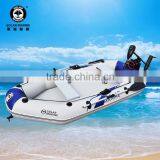 KB3230 Top Quality High Pressure PVC Rubber MOTOR Air Inflatable Fishing Boats thumbnail-3