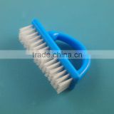 ZJS-002 Solid blue color single side nail brushes wholesale