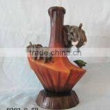 2014 New Designs Mother and Baby Elephant Figurine thumbnail-1