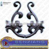 Decorated Wrought Iron Rosettes and Wrought Iron Panel Design