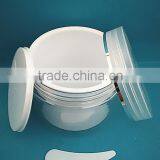 Personal Care Industrial Use Offset Printing Amber PET Plastic Jar With Black Cap thumbnail-2