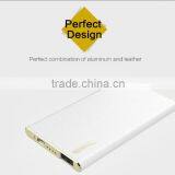 Shenzhen 2016 New Products Ultra Thin 3000mAh PU Leather Battery Charger Mobile Power Bank