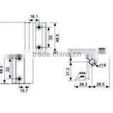 Durable Spray Painting Door Hinge for Glass /aluminum Window Door Hinge thumbnail-2