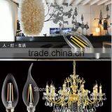 C35 Tailed Clear E14 2W COB LED Filament Bulb thumbnail-4