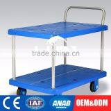 Custom Color 2 Shelves Tool Trolley