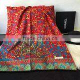 Wholesale Good Price Tartan Yellow Pure 100% Cashmere Scarf, Cashmere Shawl thumbnail-6