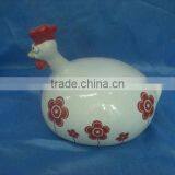 Glazed Ceramic Hen thumbnail-1
