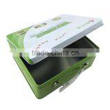 Custom Design Lunch Handle Mental Tin Box /food Packing thumbnail-2