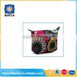 High Quality Neoprene Flower Patterned Cosmetic Bag thumbnail-2
