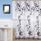 Leaf Design Printed Polyester Shower Curtain thumbnail-3