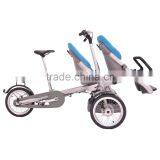 Alloy rim three wheel folding baby stroller bike