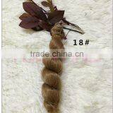 Hotsale Natural Brown Curly Hair Weave for Braiding thumbnail-2