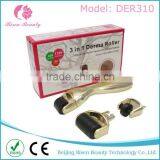 Stretch Mark Removal0.2mm Changeable Heads Professional Derma Roller/microneedling 0.75mm Dermaroller 3 In 1 Functions Titanium Needles Rolling System Derma Roller Kit For Acne Scars thumbnail-1