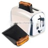 Hot sales in Japan Reusable PTFE Toaster Bag 20x21.5cm Nonstick fiberglass