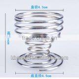 Stainless Steel Spring Shape Egg Stand thumbnail-1
