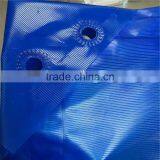 High Strength Cross Laminated Waterproof Blue Poly Sun Shelter Tarpaulin thumbnail-3