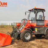 Everun Brand CE Approved Mini Front End Type 1.2 Ton Small Loader With Drum Folder thumbnail-4