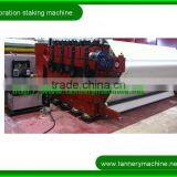 China Cheaper 1600 to 3200mm Leather Vibration Staking Machine thumbnail-1