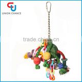 2016 Hot Sale Bird Toy Colorful Hanging Parrot Toy New Design Bird Toy