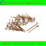 Knotted Bamboo Toothpicks