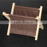 Custom Antique Wooden Magazine Rack With Cloth Wholesale thumbnail-6