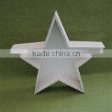 Good Price Trade Assurance Unique Wooden Personalized Star Heart Shaped Flower Pot Decorative Wood Flower Trays thumbnail-3