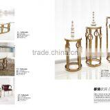 C366-1 Stainless Steel Marble Coffee Table thumbnail-4