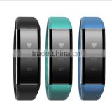 2017 New Waterproof IP67 Smart Bracelet With Pedometer/SMS/ Heart Rate Monitor 0.91" Touch OLED Screen Sport Fitness Tracker