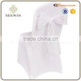 Banquet Fancy Ruffle Lace Chair Cover Chair Sash for Wedding thumbnail-3