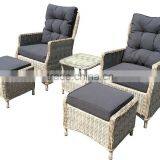 Poly Rattan Garden Relax Chair Sets