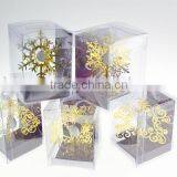 Hot Sale Metal Christmas Snowflake Hanging Ornament Stand With Porcelain Ball Pendant WS331-SS10098B thumbnail-2