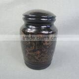 Funeral Beautiful Chinese Ceramic Urn thumbnail-1