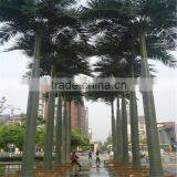 plastic fiber king coconut tree green park Artificial King Coconut Tree