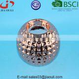 Copper/gold Electroplated Polished Christmas Ball Shape Ceramic Candlestick Holder thumbnail-3