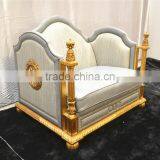 BISINI Luxury Gold Foil Single Seater Arab Sofa thumbnail-2