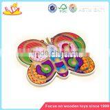 Wholesale Butterfly Baby Wooden Educational Maze Toy Colorful Kids Wooden Maze Toy W11H001 thumbnail-1