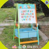 2017 Wholesale Kids Wooden Chalkboard Easel Portable Children Wooden Chalkboard Easel Best Wooden Chalkboard Easel W12B102 thumbnail-4