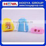 ST32115 Small Schoolbag Shaped Sharpener Lovely Pencil Sharpener With Metal Blade thumbnail-1