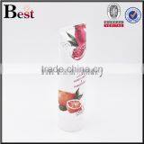 250ml Flower Logo Body Lotion Plastic Cosmetic Tube Packaging for Cosmetics thumbnail-2