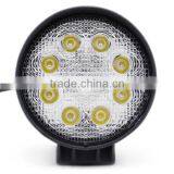 Round 24w LED Off Road Work Light Agricultural Machinery Car Led Light