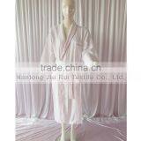 Tow Colors Hotels Unisex White Thick Absorbent Soft Cotton Robe Winter Long Sleeve Bathrobes Women Warm Stripe Waffle Bathrobes thumbnail-2