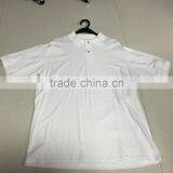 100%cotton Man Tops White Plain Short Sleeve Polo T-shirt,Classic Polo Shirt thumbnail-1