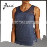 Ladies Racer Back Mesh Tank Tops Wholesale The Smooth Mosture Wicking Fabric Keeps You Refreshingly Cool for Moving and Working thumbnail-1